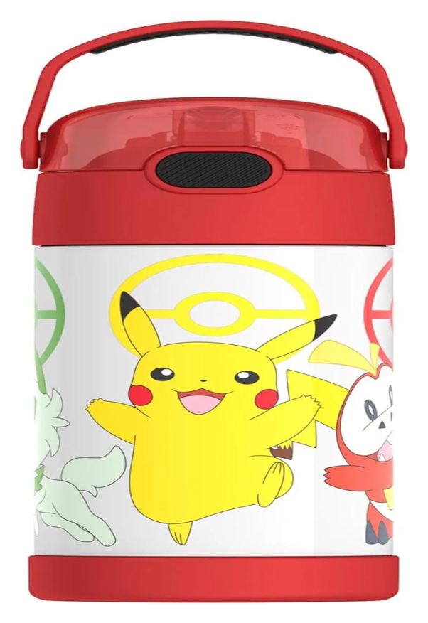 Thermos Garrafa Kids Pokémon – Pikachu – Infantil com Tampa Flip 355ml