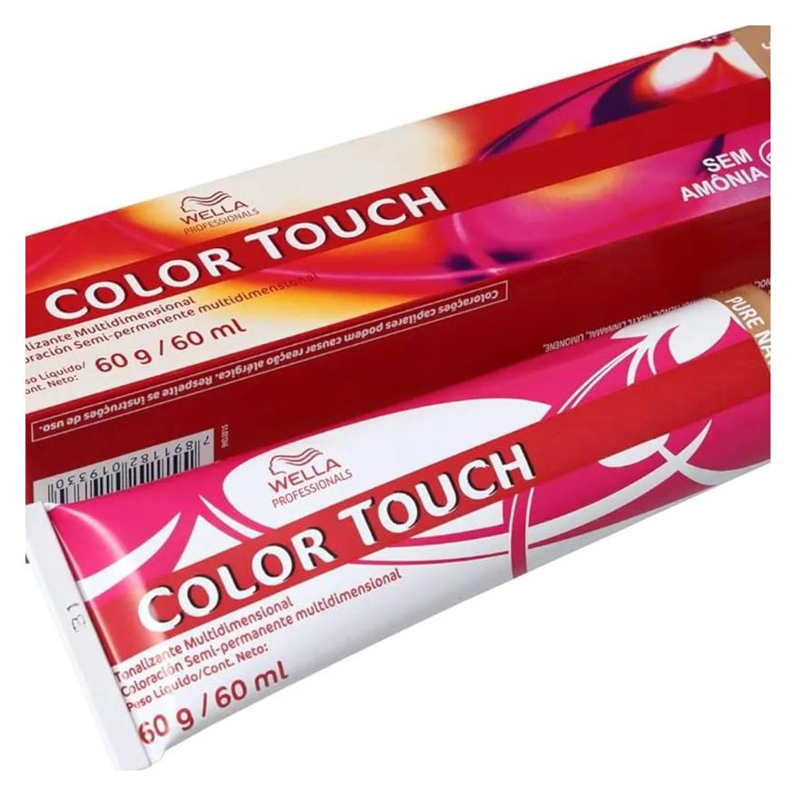 Wella Professionals Wella - Color Touch - Coloração 6/0 Louro Escuro Pure Naturals Coloração 60g