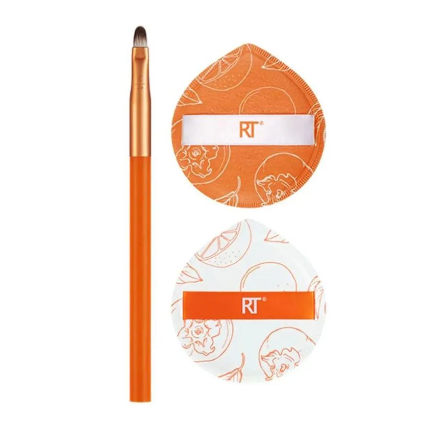 Real Techniques Kit Esponjas Puff Miracle + Pincel de Corretivo