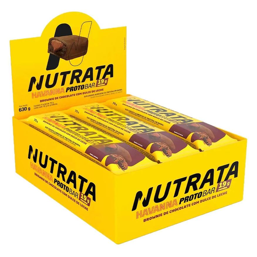 Nutrata Protobar Havanna Brownie Chocolate Dulce Leche Havanna 70g