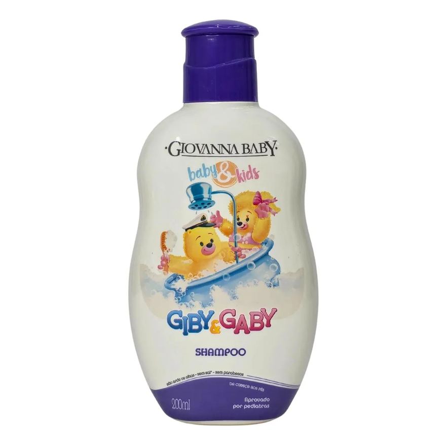 Giovanna Baby Shampoo da Cabeça aos Pés Baby & Kids Giby & Gaby Vegano 200ml