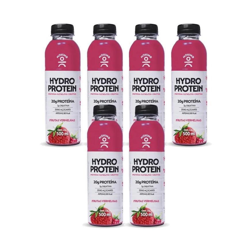 Moving 6X Isotônico Hydro Protein Frutas Vermelhas 500ml