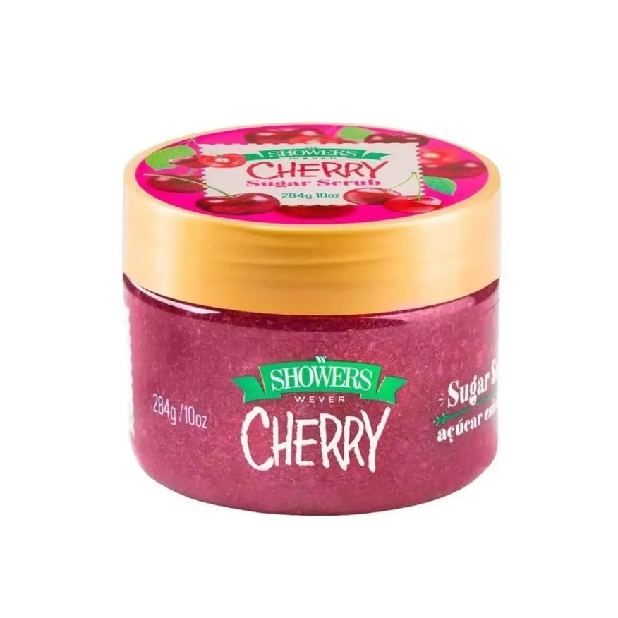 Wever Ind E Com De Cosmeticos Ltda Esfoliante Wever Showers Cereja 284g Pele Macia e Cheirosa