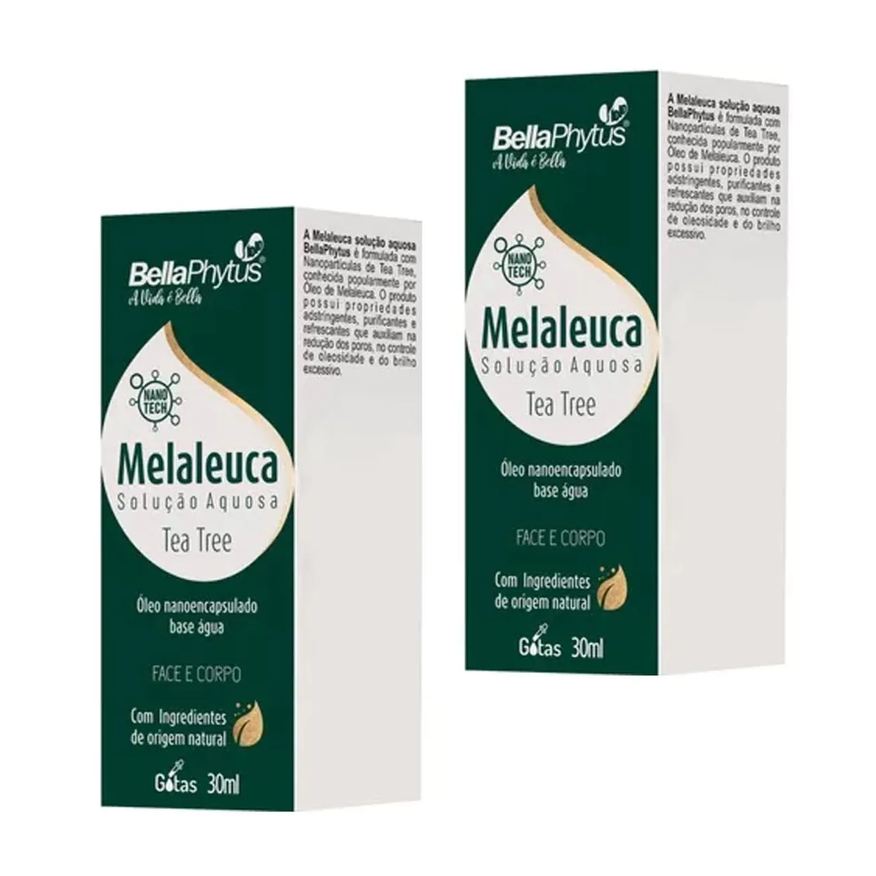 Bellaphytus Kit 2Un Óleo de Melaleuca 30ml Tea Tree