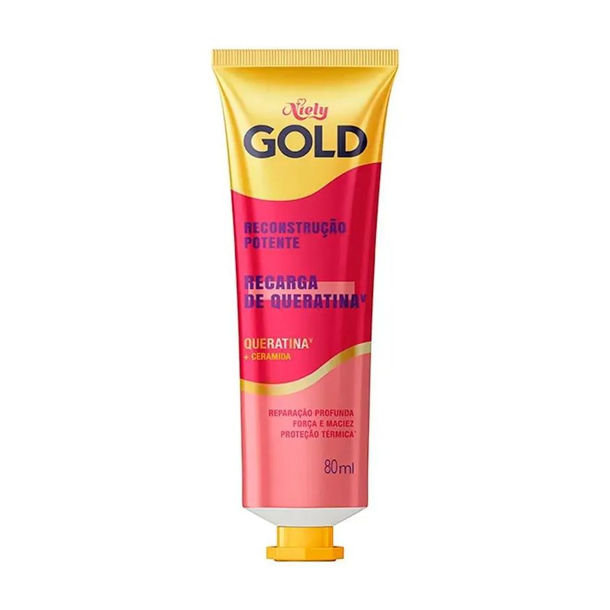 Niely Gold Creme Recarga de Queratina 80g