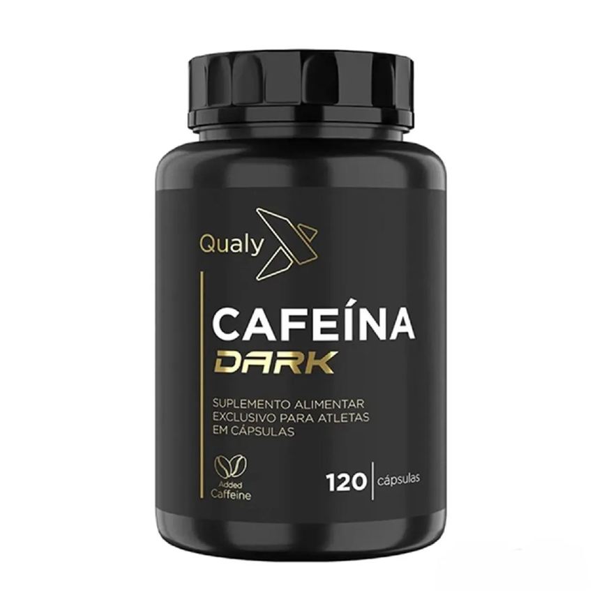 Qualynutri Cafeína Dark 400mg com 120 Cápsulas