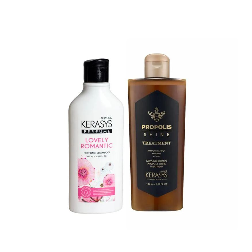 Kerasys Kit (Shampoo Lovely + Própolis Shine Tratamento) 180ml