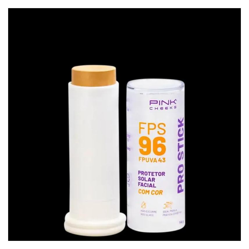 Pink Cheeks Protetor Solar em Bastão com Cor Pro Stick Fps96 14g