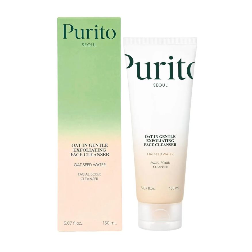 de Gel Limpeza Esfoliante Facial Purito Oat In Gentle Exfoliating Cleanser 150ml