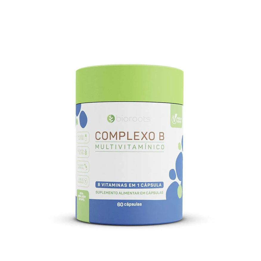Bioroots Complexo B Multivitamin 60 Unidades