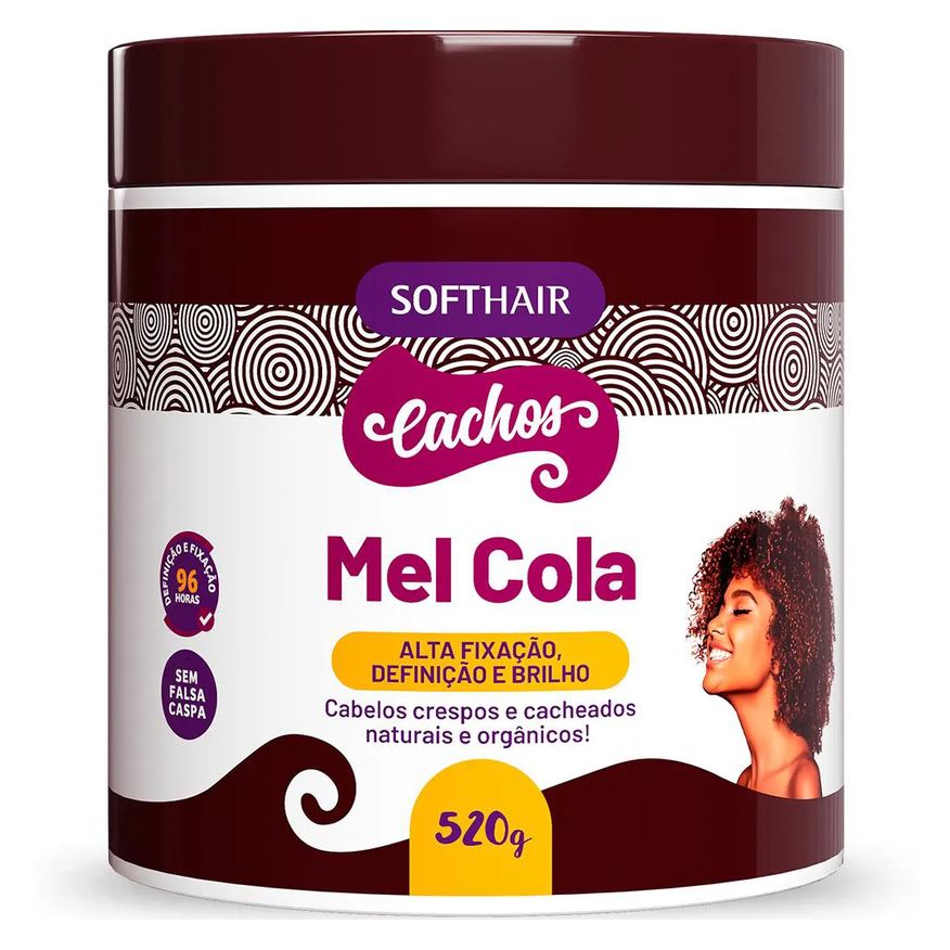 Soft Hair Mel Cola Alta Fixação e Definição 520ml - Softhair