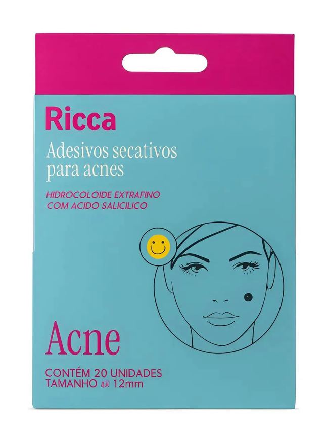 Ricca Adesivo Secativo para Acne Smile