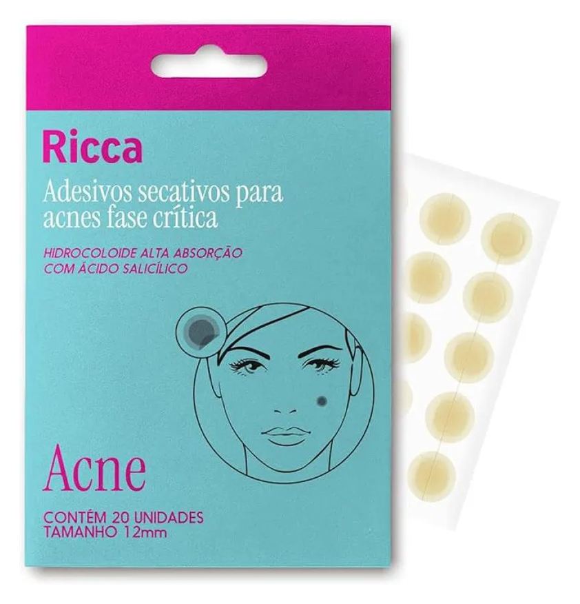 Ricca Adesivo Secativo para Acnes Fase Crítica