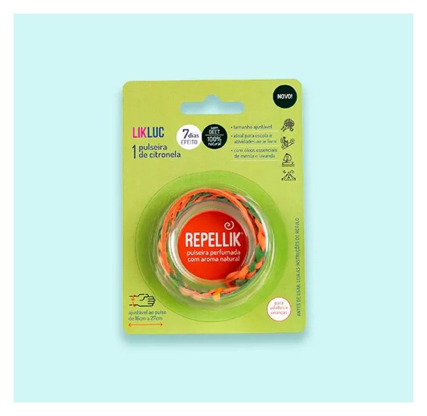 Likluc Pulseiras de Citronela Repellik