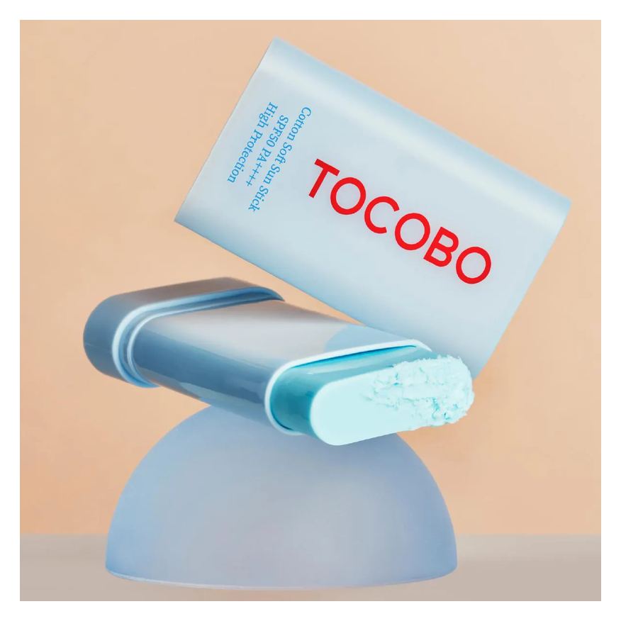 Solar Protetor Facial Stick Tocobo Cotton Soft Sun Stick FPS50+ 19g