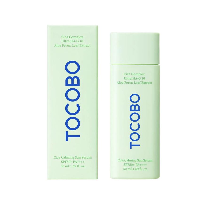 Solar Protetor Sérum Tocobo Cica Calming Sun Serum FPS50+ 50g