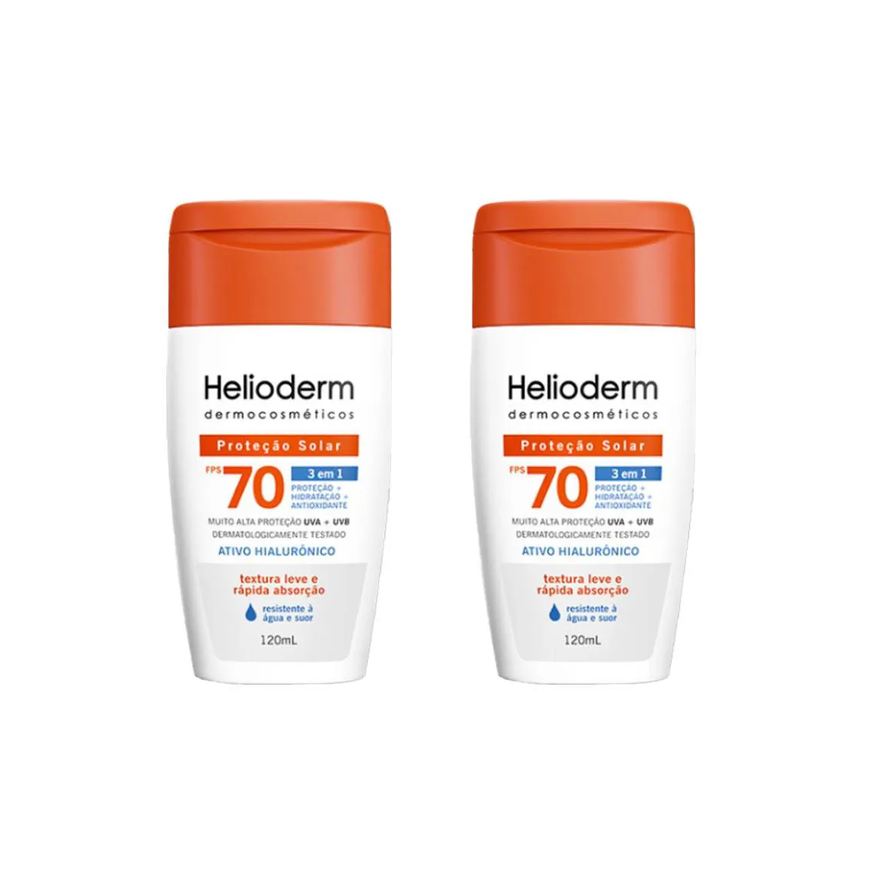 Kley Hertz Helioderm Corporal Fps70 Kit 2 - 120ml