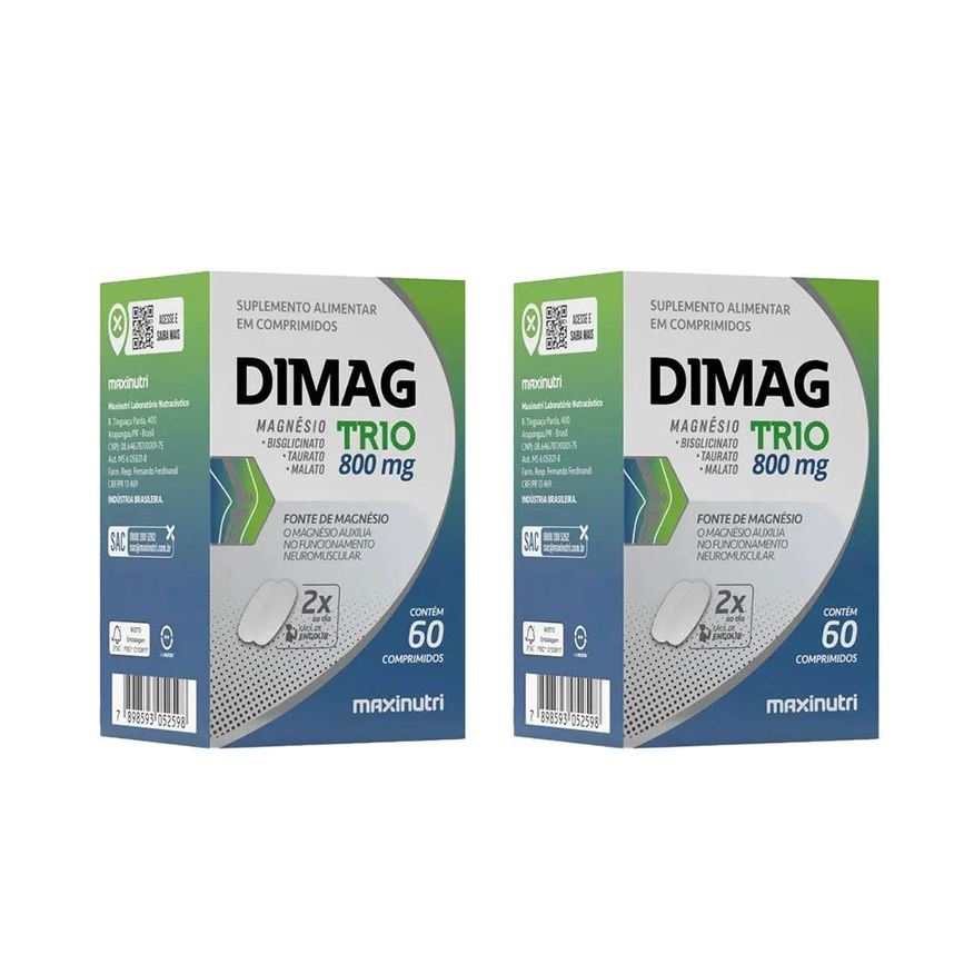 Maxinutri Kit 2 Dimag Trio Suplemento - 60 Cpr