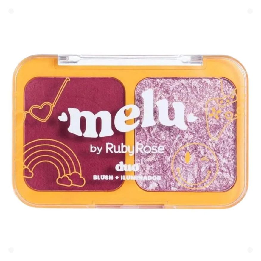 Ruby Rose Duo Blush e Iluminador Melu Levitating Fever Rr1002-4