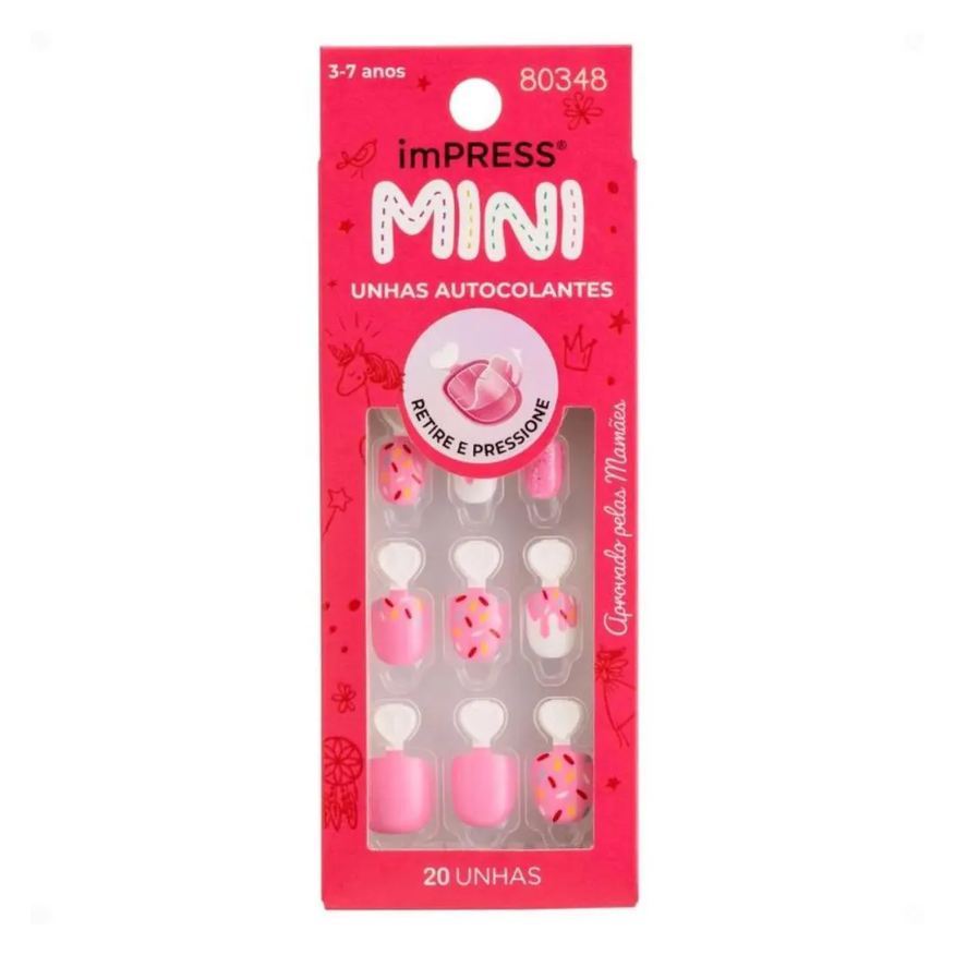 Kiss New York Mini Unhas Autocolantes Super Duper Imm300B