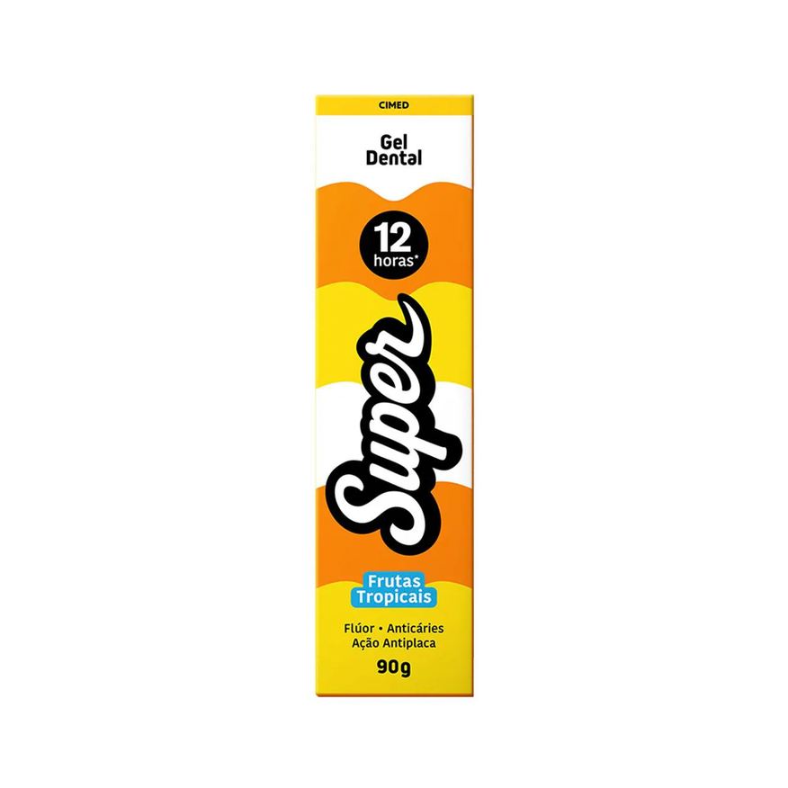 Super Gel Dental Cimed 12h Frutas Tropicais 90g