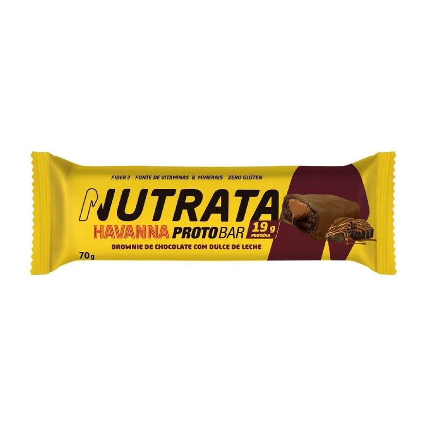 Nutrata Protobar Havanna (70g) - Sabor: Brownie de Choc. com Dulce de Leche