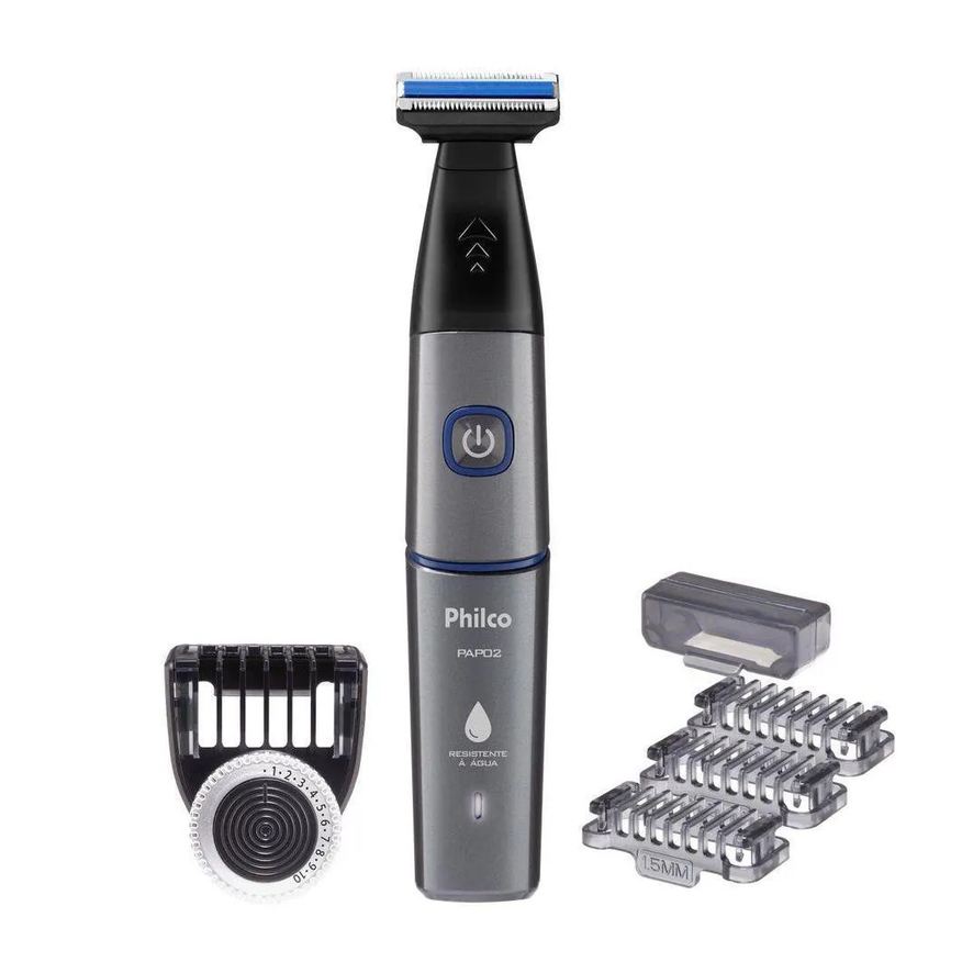 Philco Aparador de Pelos Bivolt 7 Acessórios Usb Pap02 Bivolt