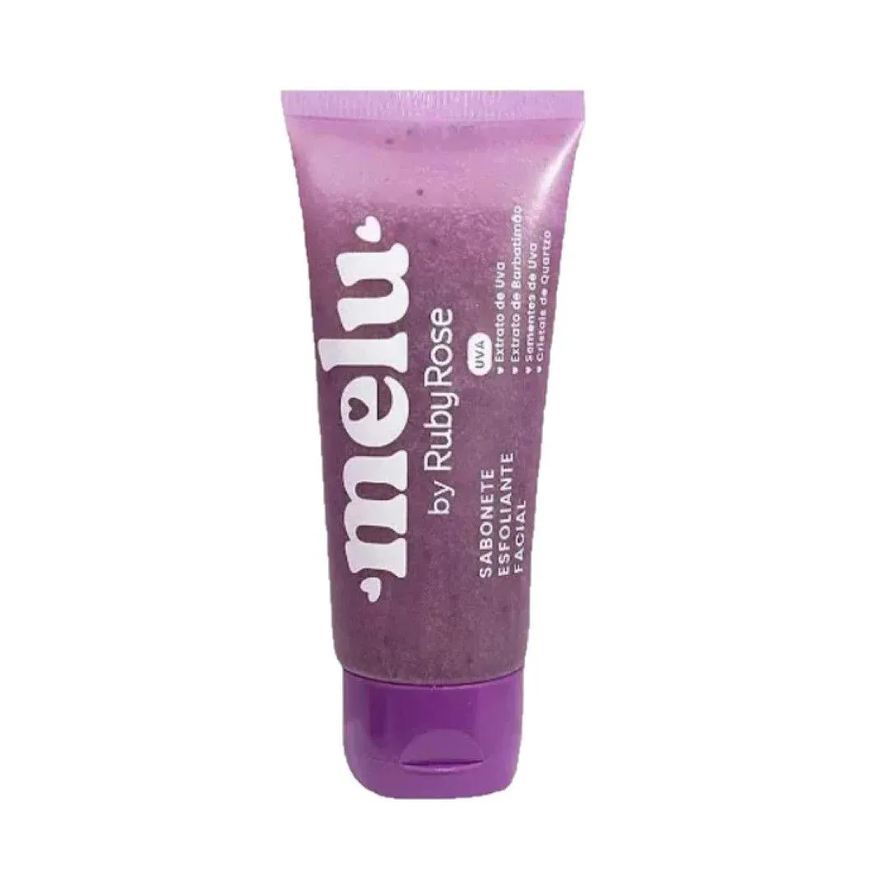 Ruby Rose Sabonete Esfoliante Facial - Melu UVA