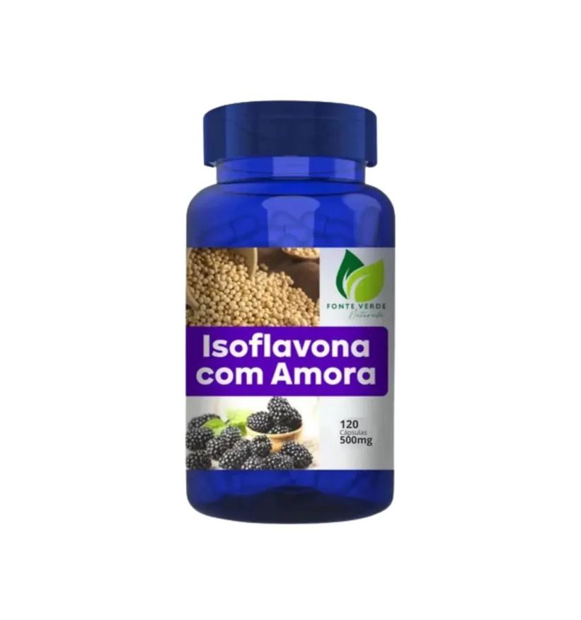 Fonte Verde Naturalle Isoflavona com Amora 500mg 120 Cápsulas