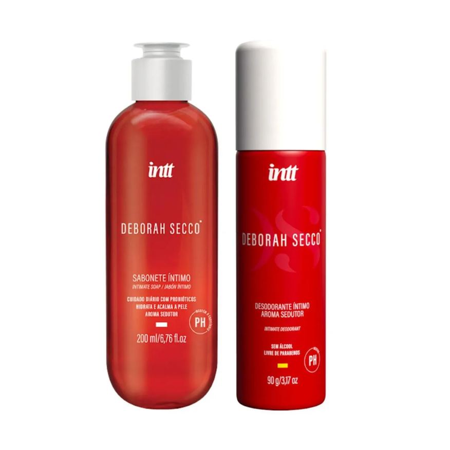 Intt Cosméticos Kit Deborah Secco Sabonete Liquido e Desodorante Intimo