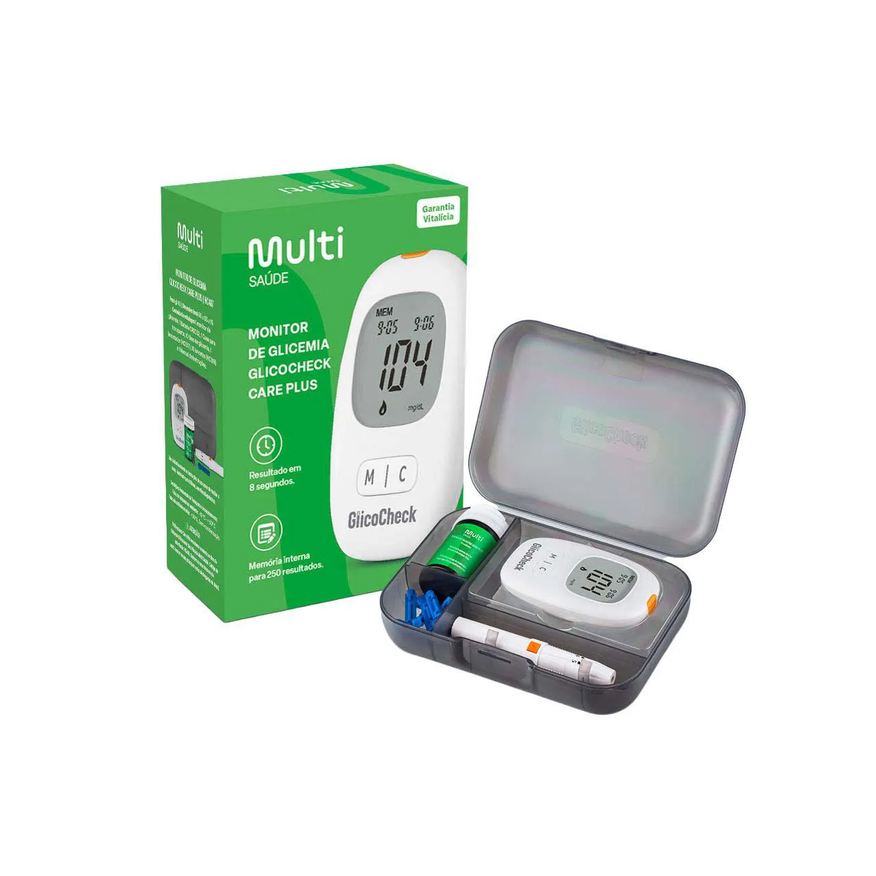Multilaser Monitor de Glicemia Glicocheck Careplus HC487