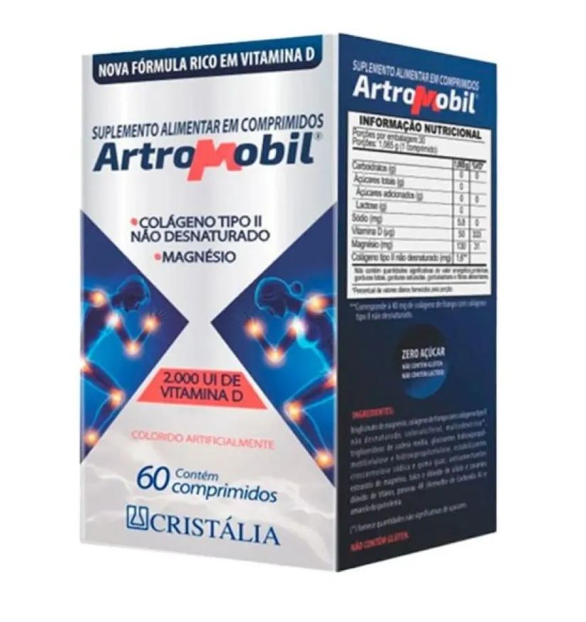 Artromobil Suplemento Alimentar Cristalia 60Cpr