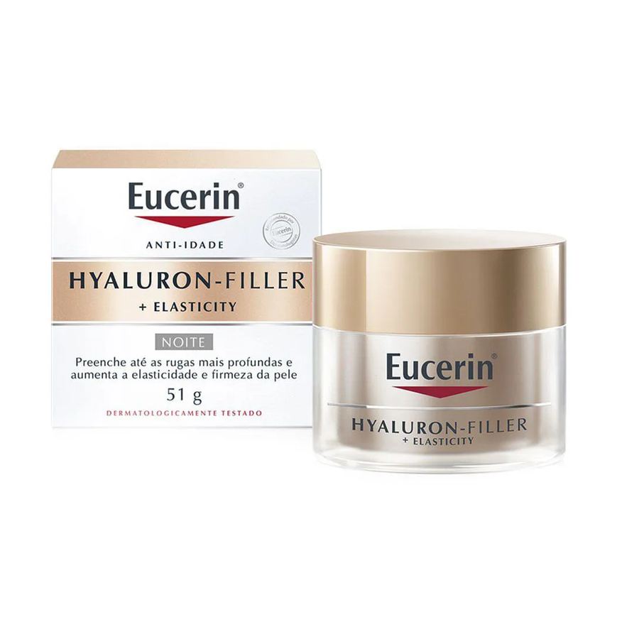 Eucerin Creme Anti-Rugas - Hyaluron-Filler Elasticity Noite - 50g