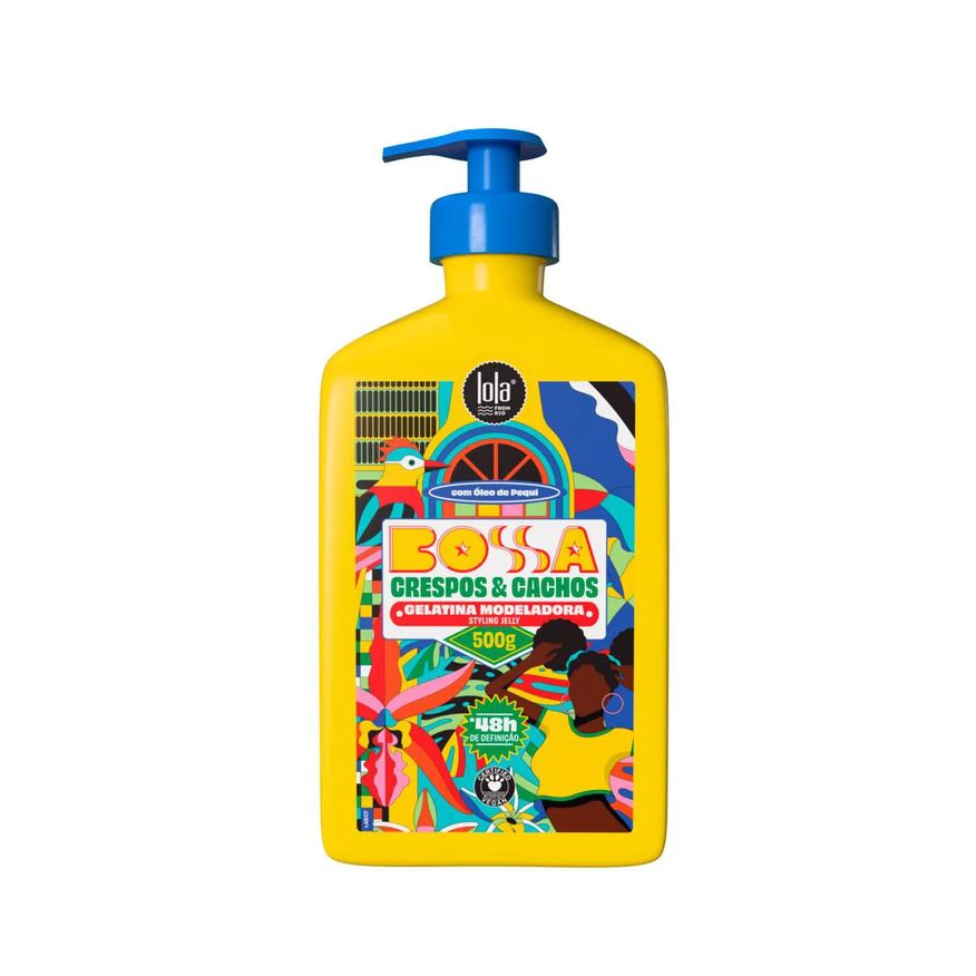 Lola Gelatina para Cabelo Bossa Cachos e Crespos 500g