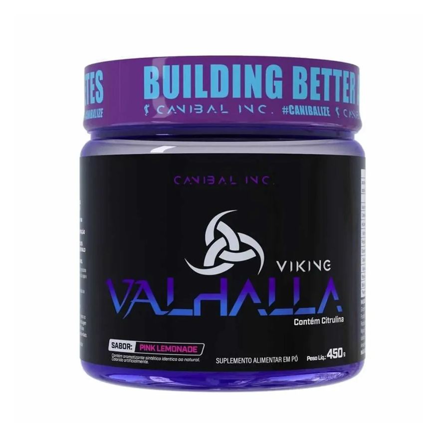 Canibal Pré Treino Viking Valhalla Pink Lemonade Pote 450g