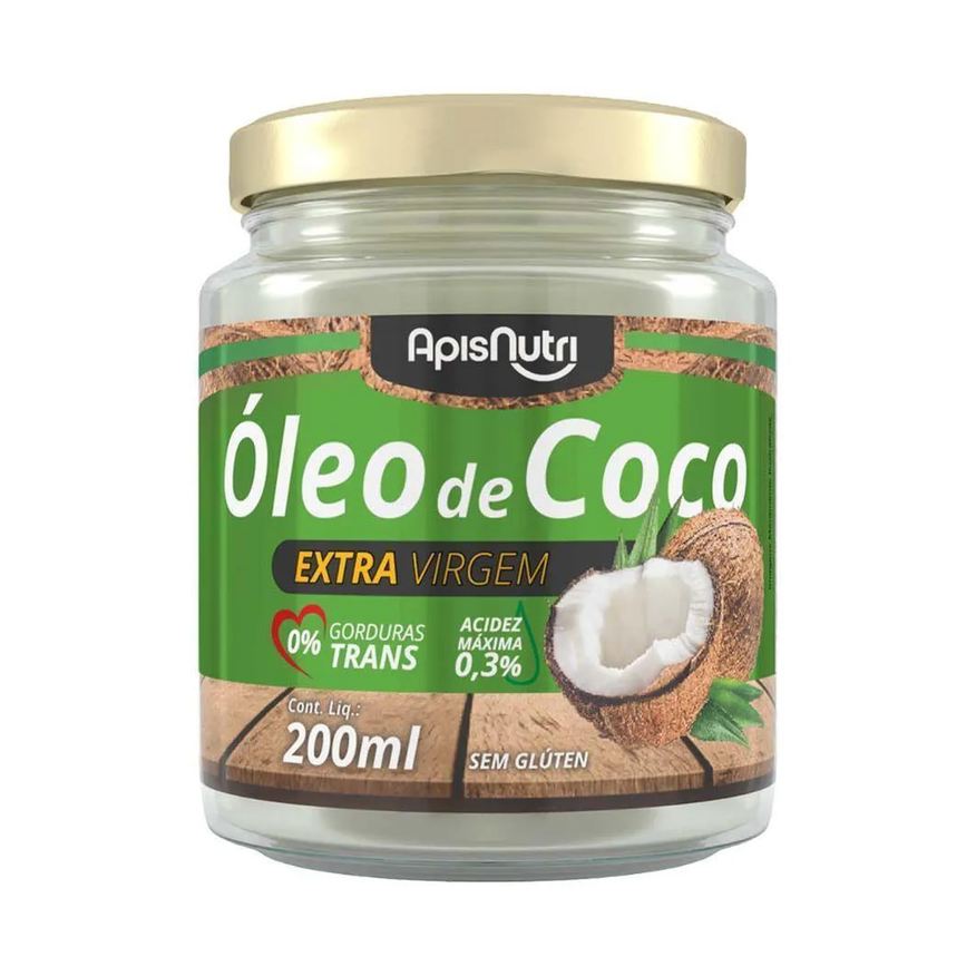 Apisnutri Óleo de Coco Extra Virgem 200ml