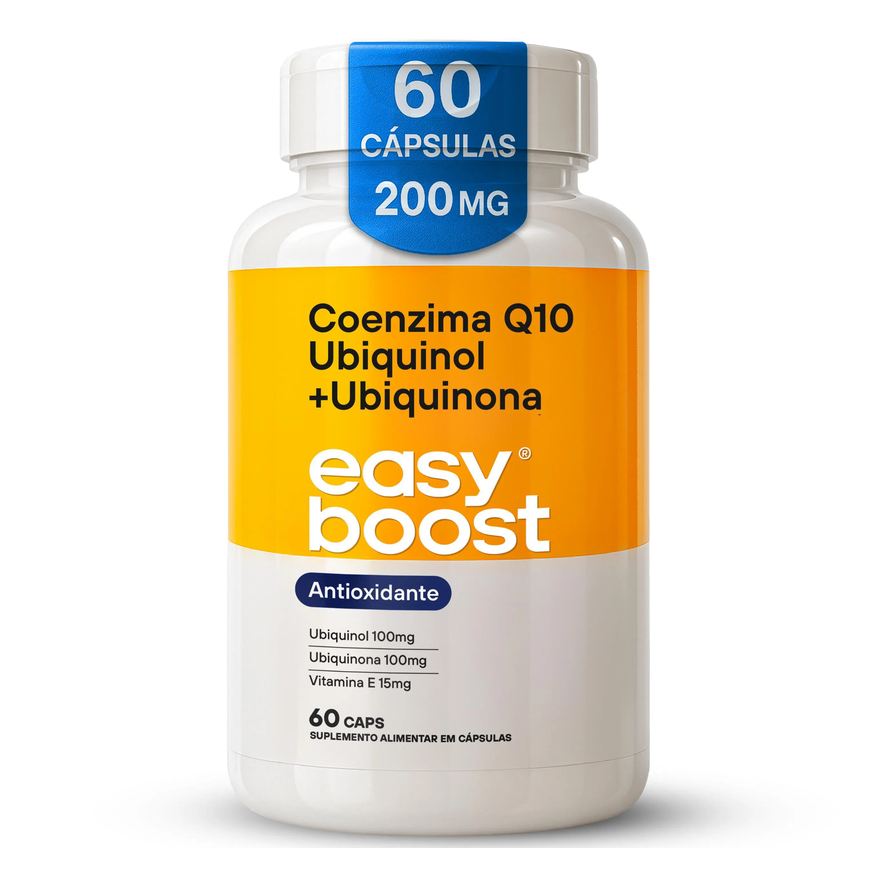 Easy Boost Coenzima Q10 Ubiquinol + Ubiquinona 200mg 60 cápsulas