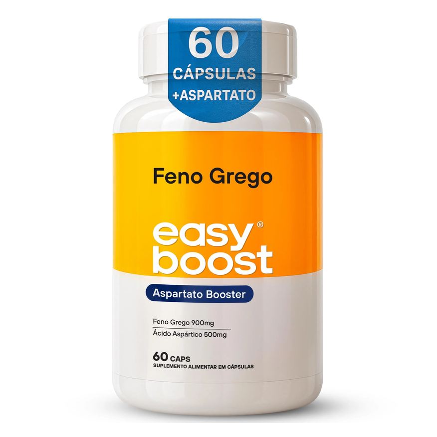 Easy Boost Feno Grego 900mg C/ Ácido Aspártico 500mg 60caps