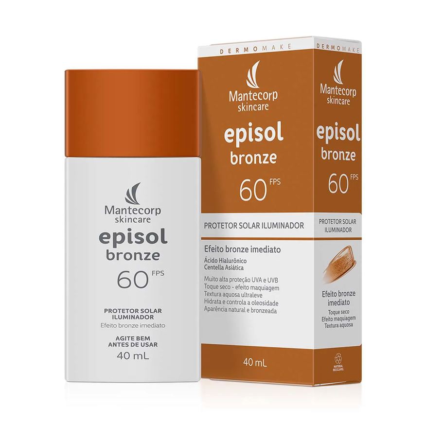Episol Protetor Solar Iluminador Bronze FPS 60 40ml