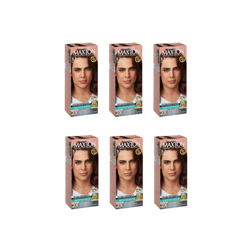 Embelleze Coloraçao Maxton 5.7 Chocolate Amargo - Kit C/ 6Un
