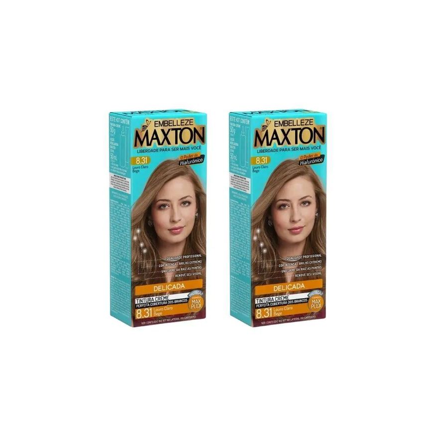 Embelleze Coloraçao Maxton 8.31 Louro Claro Bege - Kit C/ 2Un