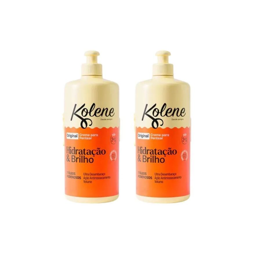 Kolene Creme para Pentear Original 300ml - Kit C/2Un