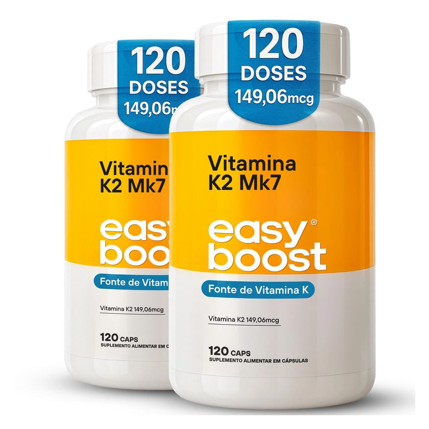 Easy Boost Vitamina K2 Mk7 149,06mcg Kit 2x 240 cápsulas