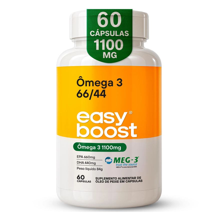 Easy Boost Ômega 3 66/44 Epa 660 Dha 440 1100mg 60 cápsulas
