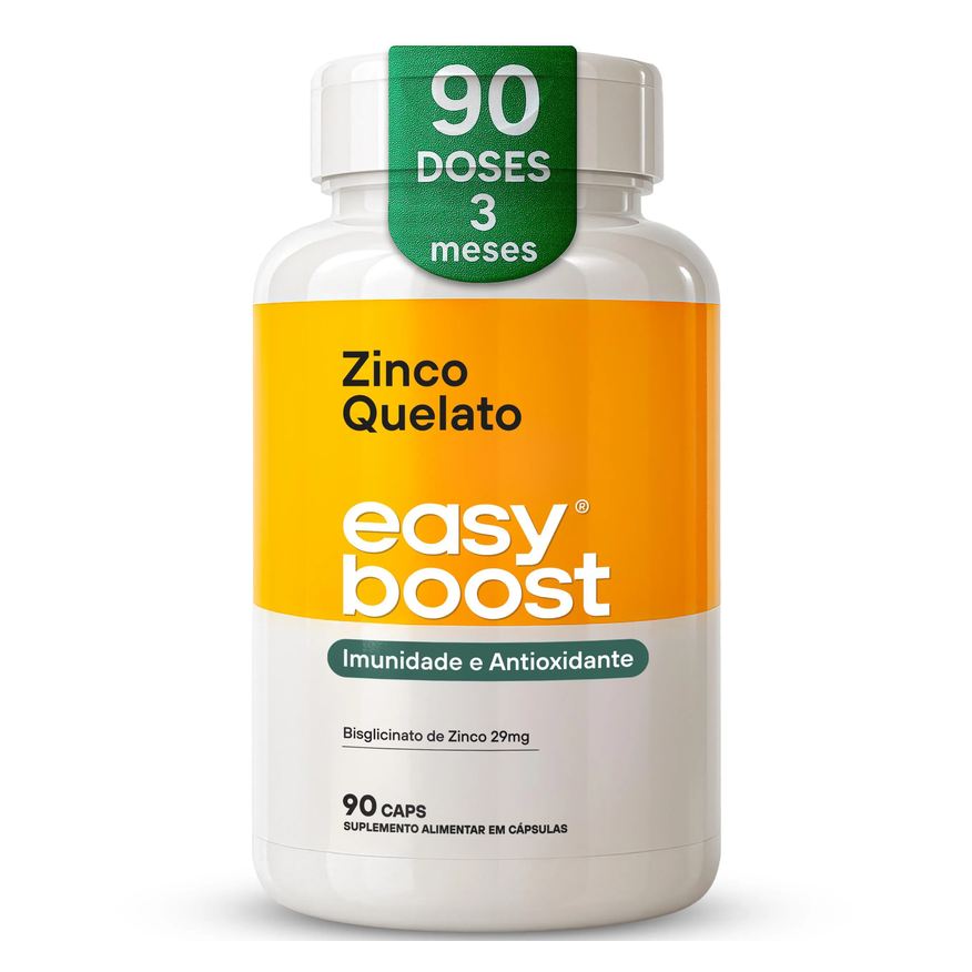Easy Boost Zinco Quelato Bisglicinato 100% 29mg 90 Capsulas