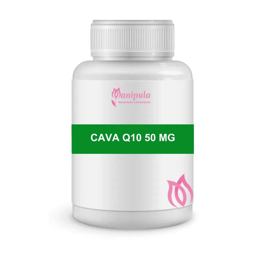 Manipula Cavaq10® 50mg - Coenzima Q10 de Alta Biodisponibilidade - 30 Doses
