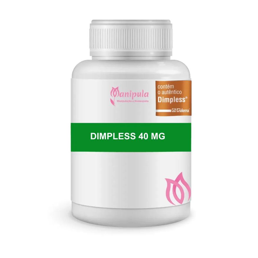 Manipula Dimpless 40mg - Ativo Oral com Evidências Clínicas na Celulite (Com o Autentico Dimpless) - 30 Doses