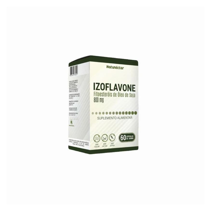Natunéctar Izoflavone Fitoesteróis de Soja 800mg - 60 Cápsulas