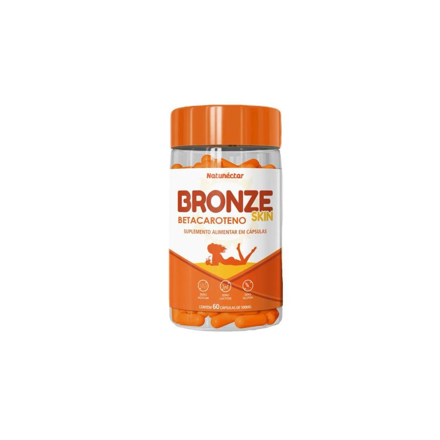 Natunéctar Bronze Skin- Betacaroteno- 60 Cápsulas 500mg