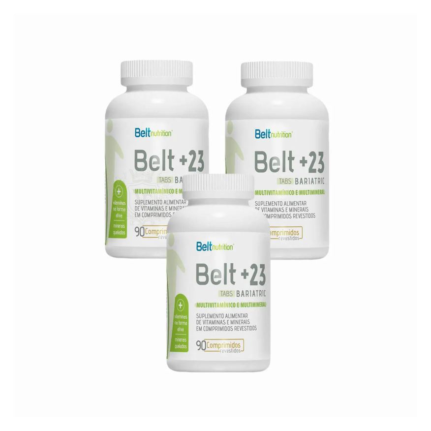 Belt Nutrition 3x Belt+23 Bariatric Plus Multivitamínico e Multimineral